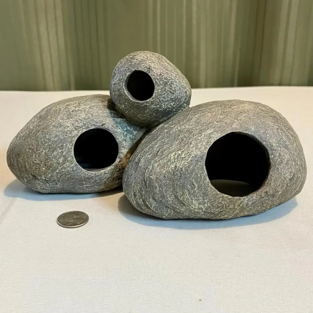 Top Fin Cichlid Rocks Aquarium Ornament